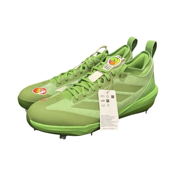 Size 12 Adidas Adizero Impact BSB Somos Rave Green Mens Baseball Cleats JS2978 main image 4
